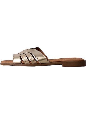 Sandales Plates Cuir The Divine Factory Alénoa