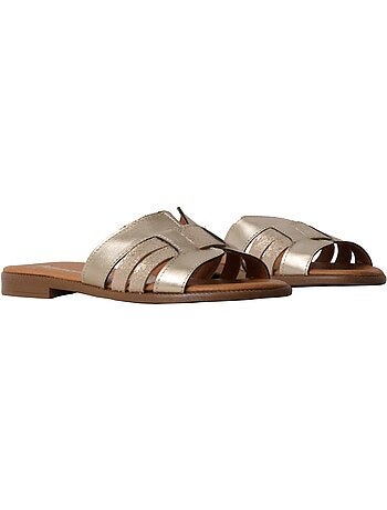 Sandales Plates Cuir The Divine Factory Alénoa