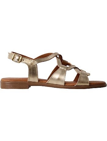 Sandales Plates Cuir The Divine Factory Alénoa