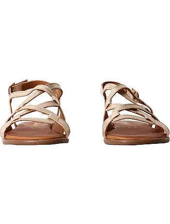 Sandales Plates Cuir The Divine Factory Alénoa