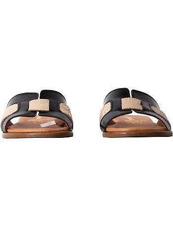 Sandales Plates Cuir The Divine Factory Alénoa