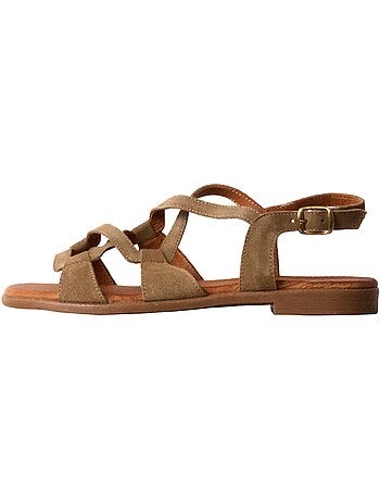 Sandales Plates Cuir The Divine Factory Alénoa