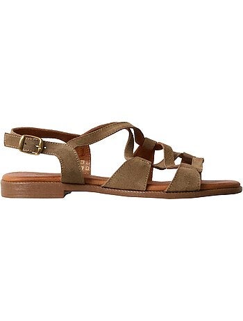 Sandales Plates Cuir The Divine Factory Alénoa