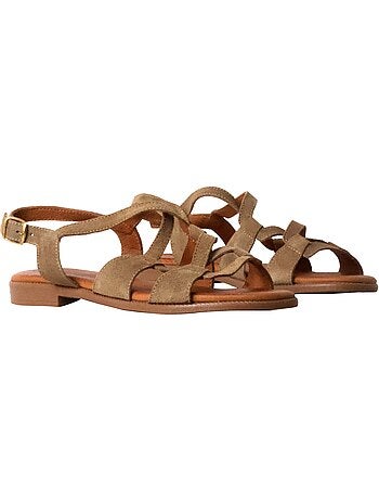Sandales Plates Cuir The Divine Factory Alénoa
