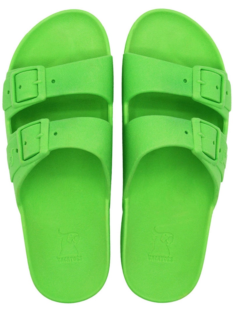 Sandales plates Enfant BAHIA Vert fluo - Kiabi