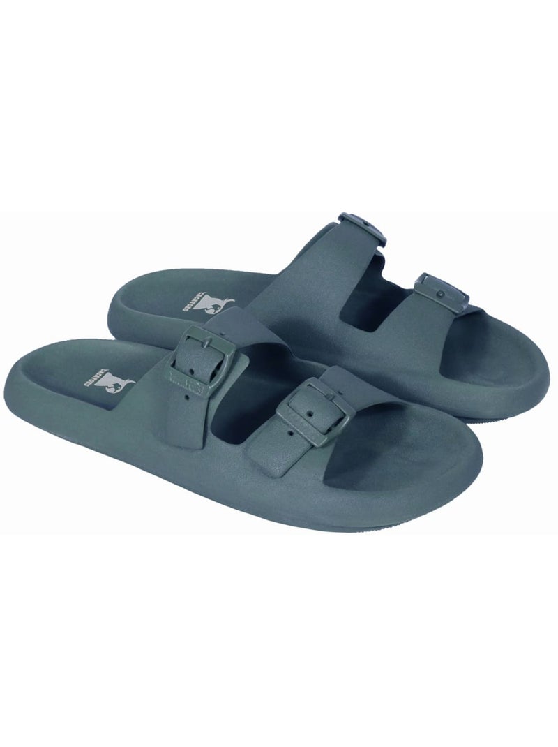 Sandales plates Enfant Bleu pétrole - Kiabi