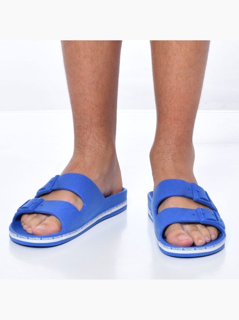 Sandales plates Enfant Bleu roi - Kiabi