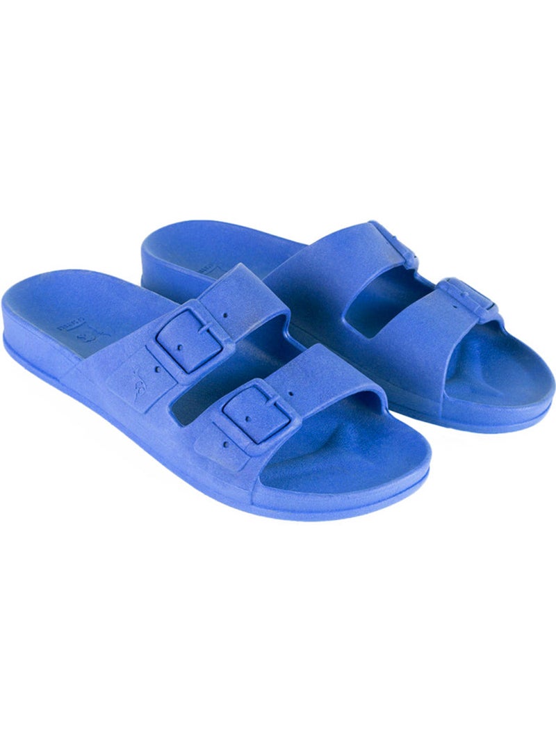 Sandales plates Enfant Bleu roi - Kiabi