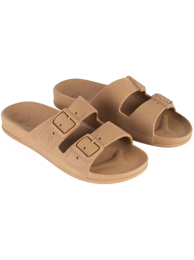 Sandales plates Enfant Camel - Kiabi