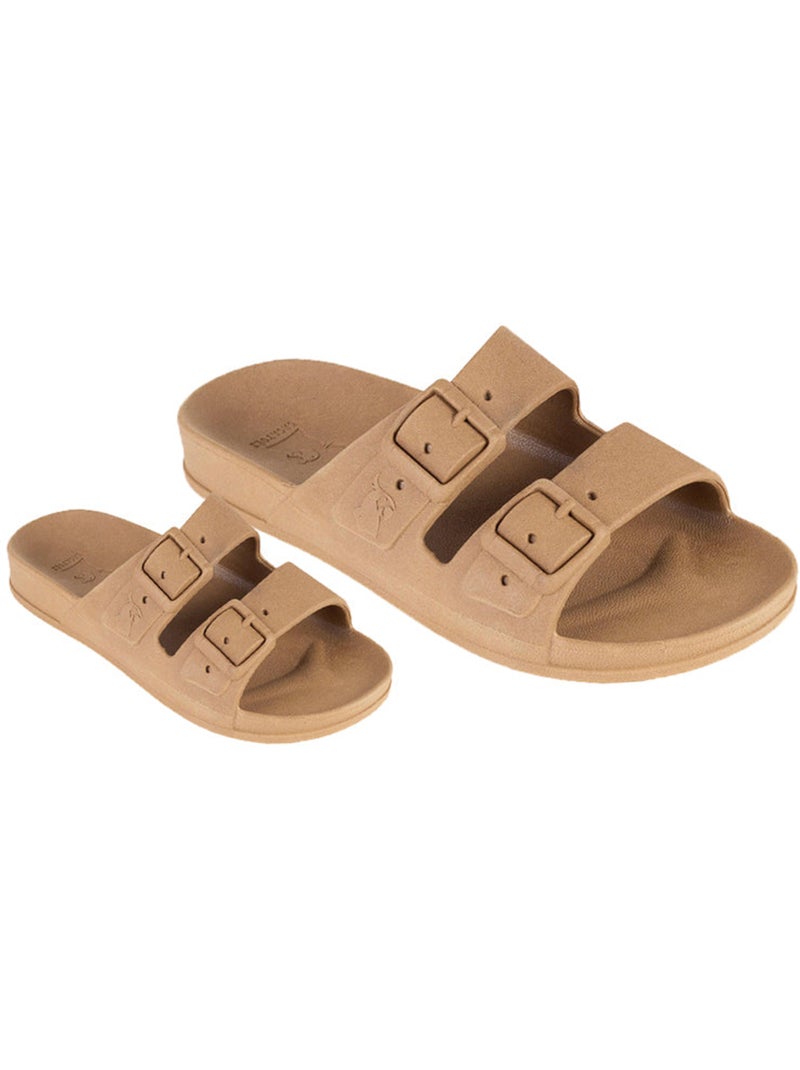 Sandales plates Enfant Camel - Kiabi