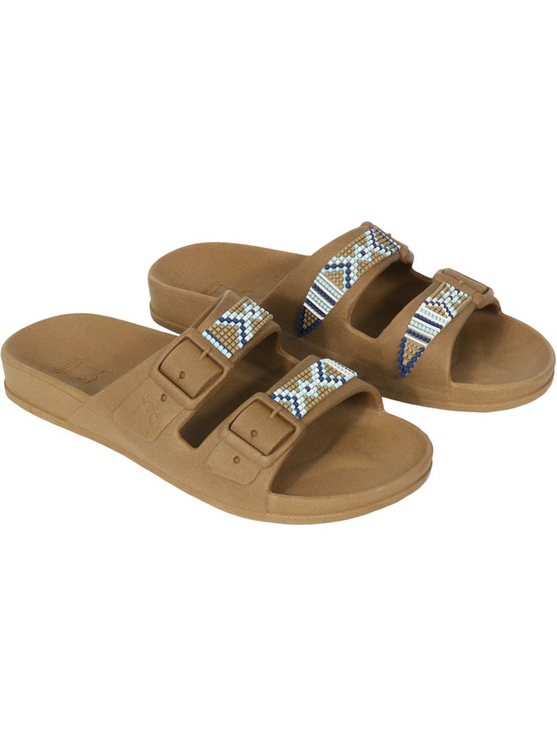 Sandales plates Enfant Camel - Kiabi