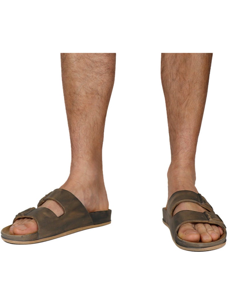 Sandales plates Enfant Camel - Kiabi