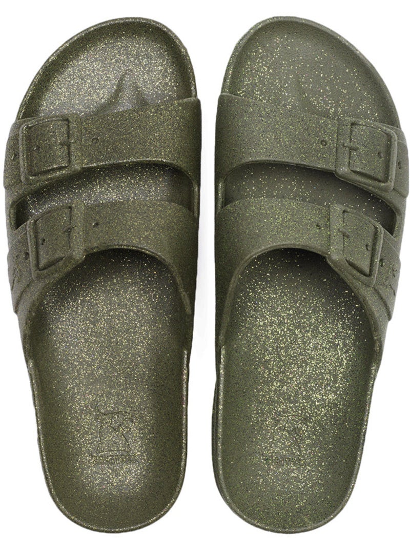 Sandales plates Enfant CARIOCA Kaki foncé - Kiabi