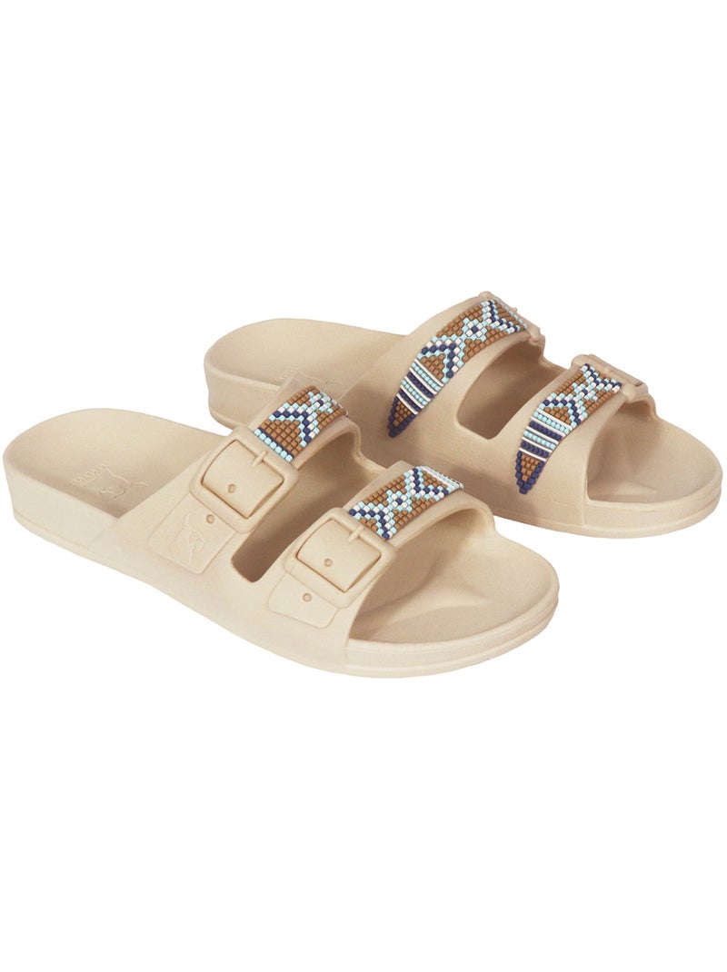 Sandales plates Enfant Craie - Kiabi