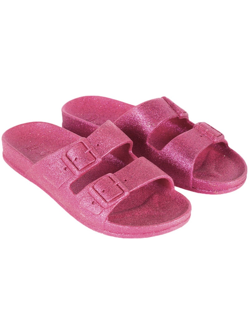 Sandales plates Enfant Framboise - Kiabi