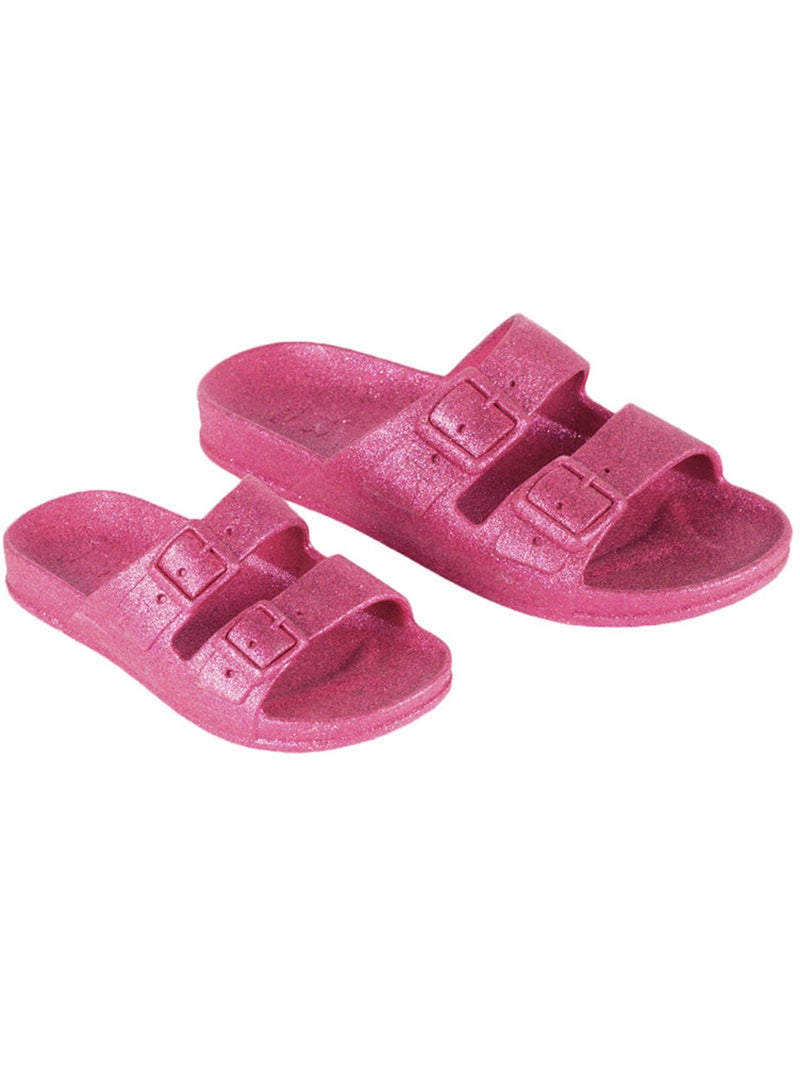 Sandales plates Enfant Framboise - Kiabi