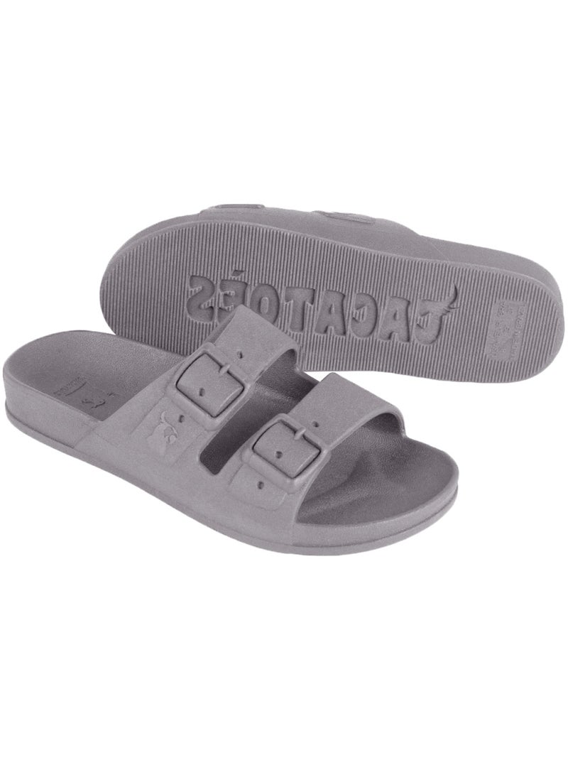 Sandales plates Enfant Gris froid - Kiabi