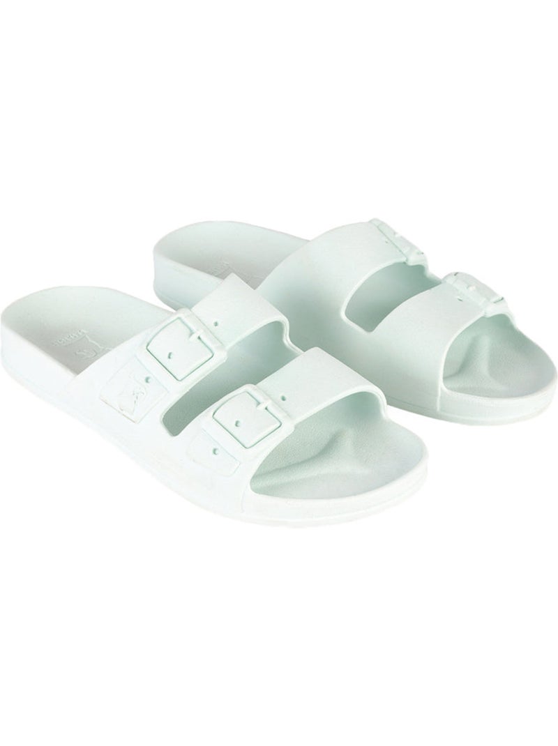 Sandales plates Enfant Gris nuage - Kiabi