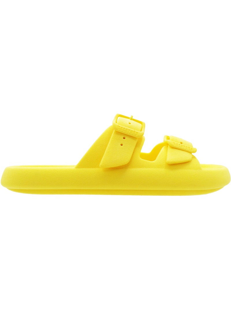 Sandales plates Enfant JESSY FLUO Jaune fluo - Kiabi