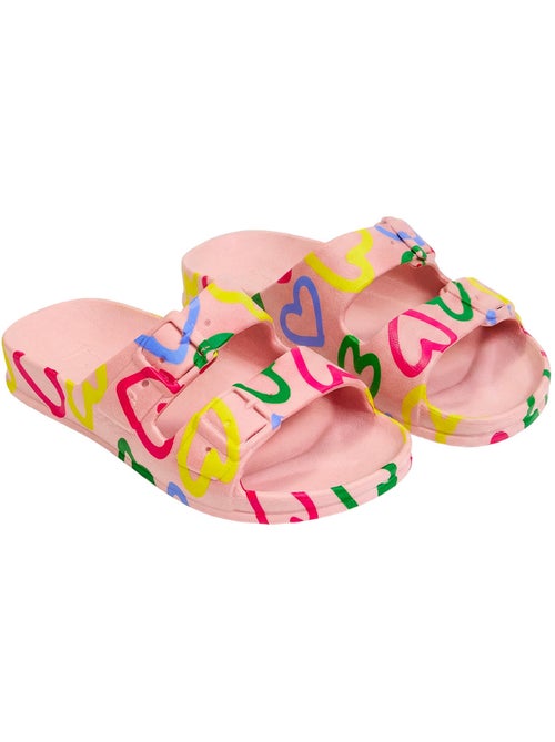 Sandales plates Enfant LOVE - Kiabi