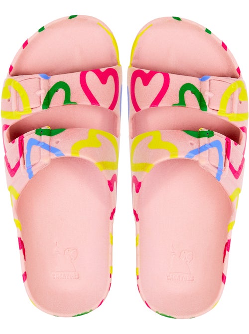 Sandales plates Enfant LOVE - Kiabi
