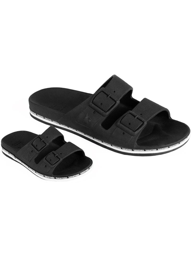 Sandales plates Enfant Noir - Kiabi