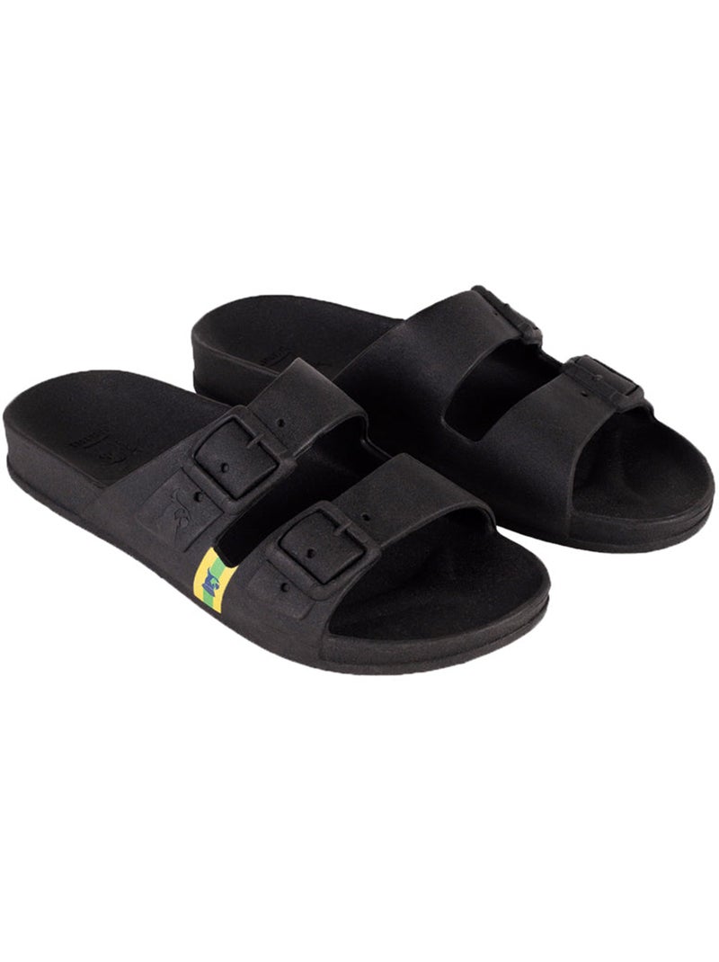 Sandales plates Enfant Noir - Kiabi