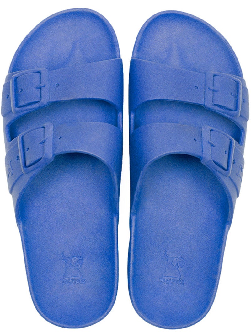 Sandales plates Enfant RIO DE JANEIRO Bleu roi - Kiabi