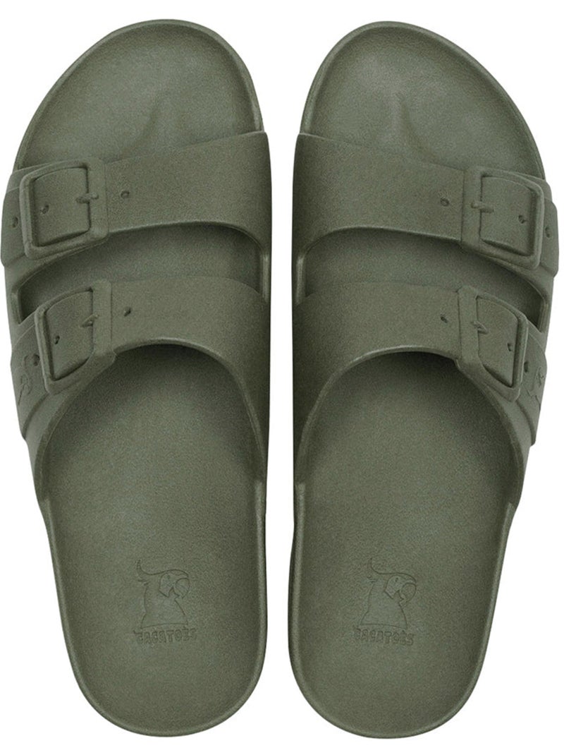 Sandales plates Enfant RIO DE JANEIRO Kaki foncé - Kiabi
