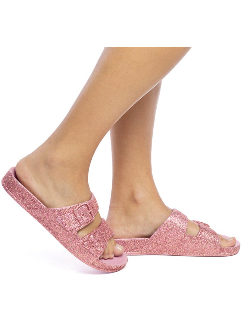 Sandales plates Enfant Rose - Kiabi