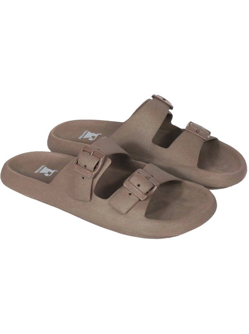 Sandales plates Enfant Taupe - Kiabi