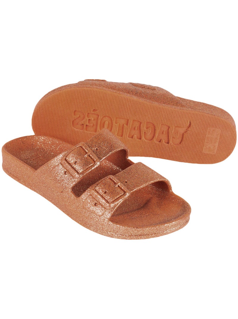 Sandales plates Enfant Terracotta - Kiabi