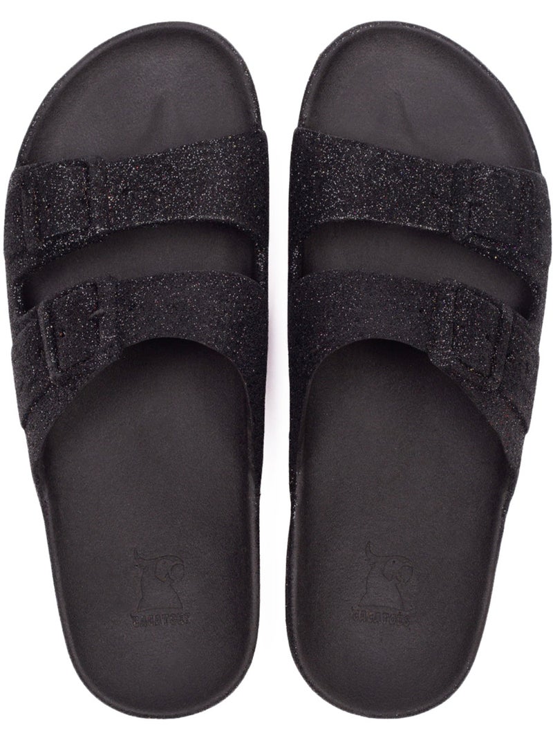 Sandales plates Enfant TRANCOSO Noir - Kiabi