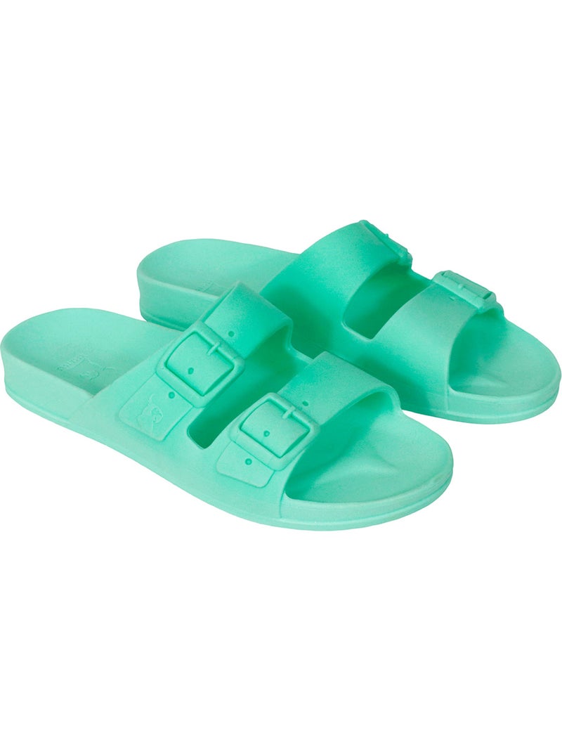 Sandales plates Enfant Turquoise - Kiabi