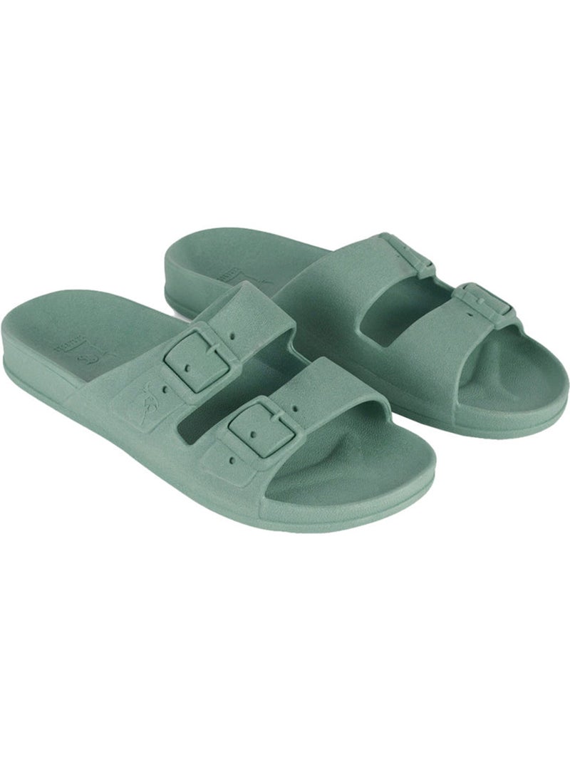 Sandales plates Enfant Vert vintage - Kiabi