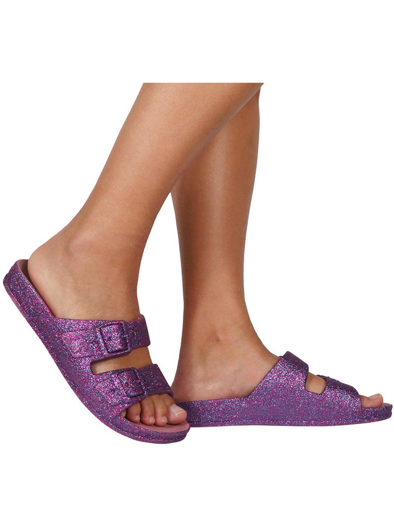 Sandales plates Enfant Violet - Kiabi