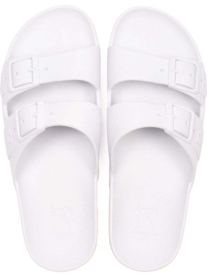 Sandales plates enfants Blanc - Kiabi