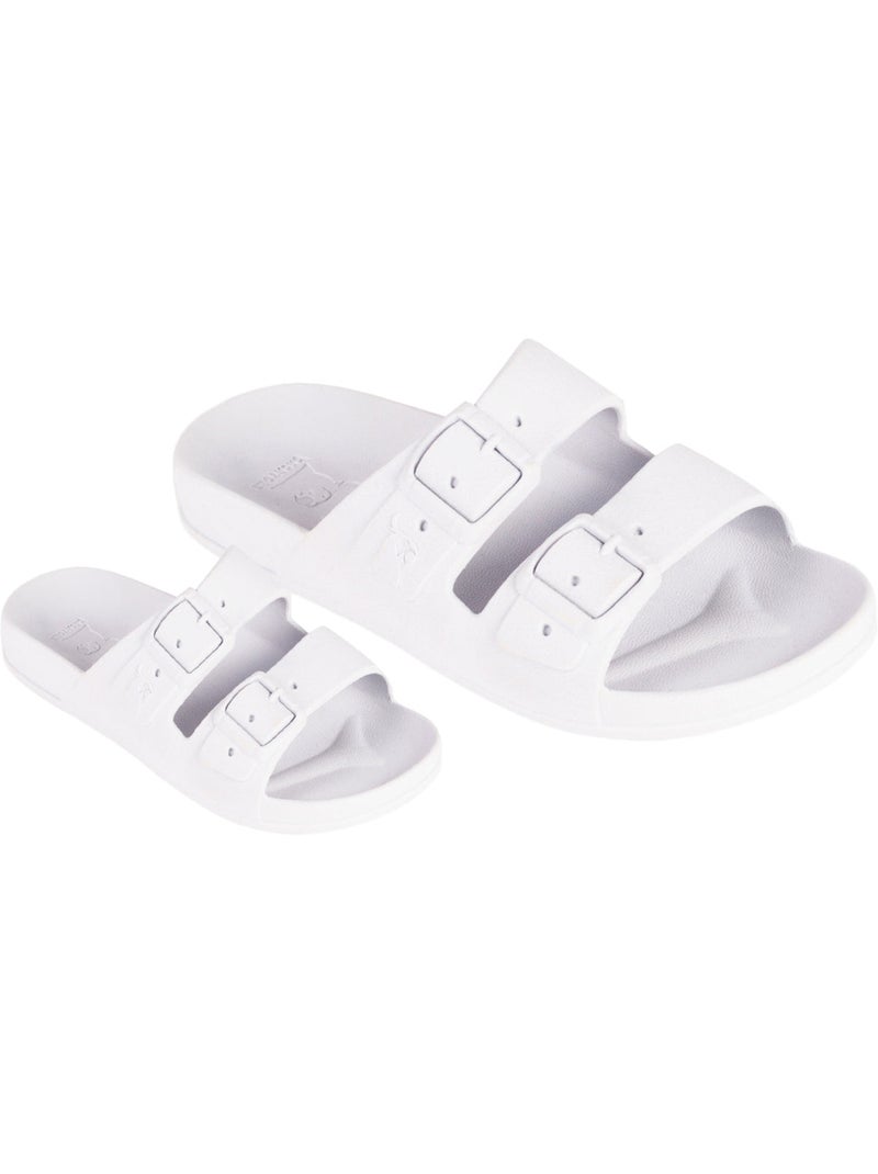 Sandales plates enfants Blanc - Kiabi