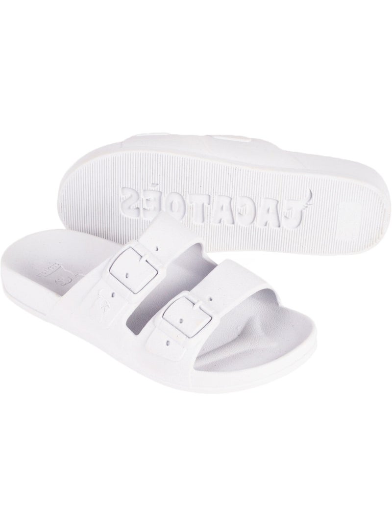 Sandales plates enfants Blanc - Kiabi
