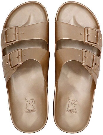Sandales plates Femme ANJO METALLIC