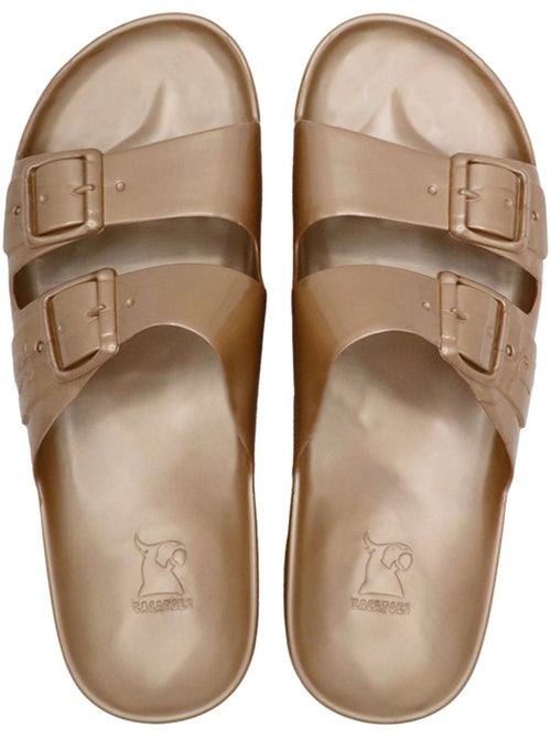 Sandales plates Femme ANJO METALLIC - Kiabi