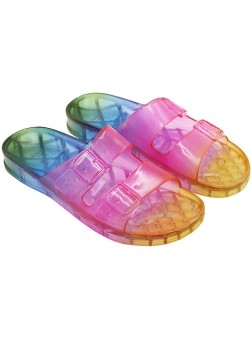 Sandales plates Femme ANJO MULTICO - Kiabi
