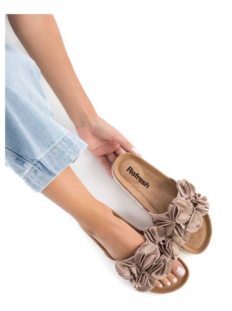 Sandales plates femme Beige - Kiabi
