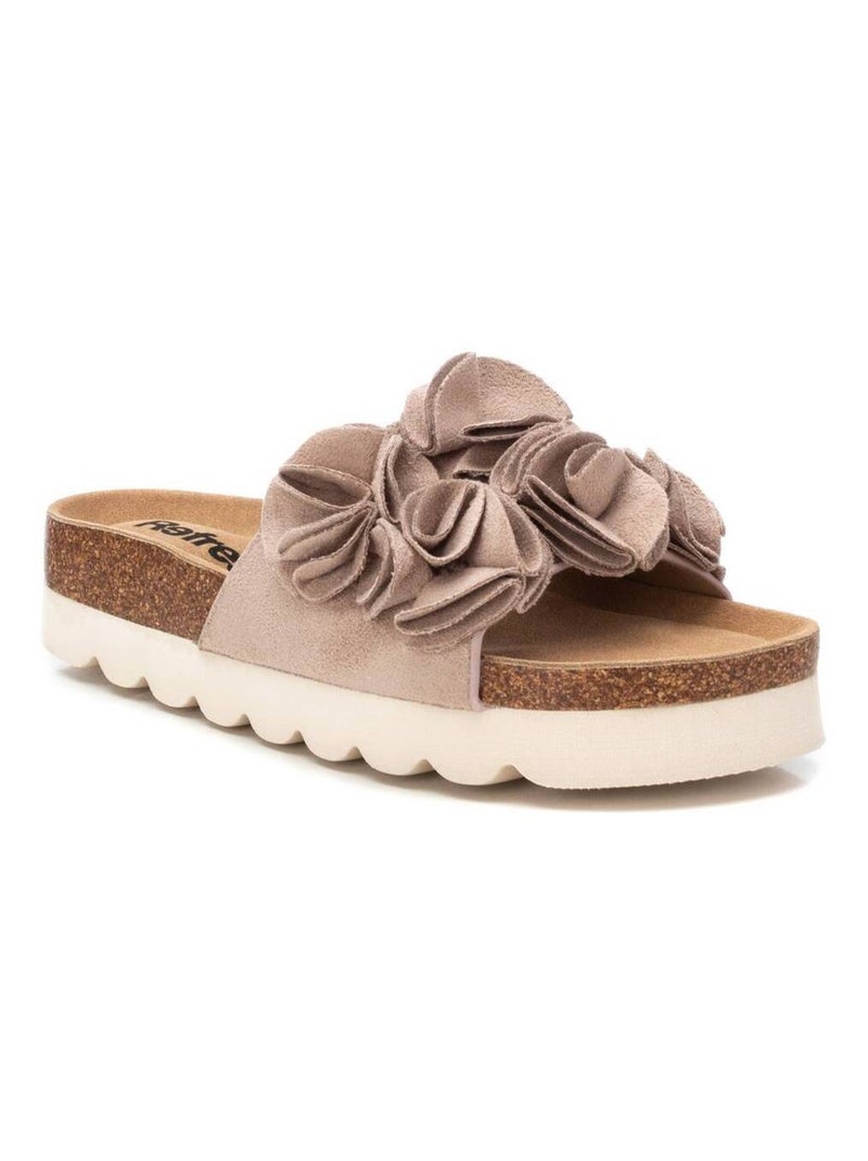 Sandales plates femme Beige - Kiabi