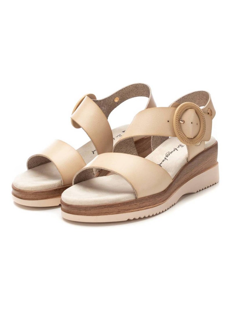 Sandales plates femme Beige - Kiabi
