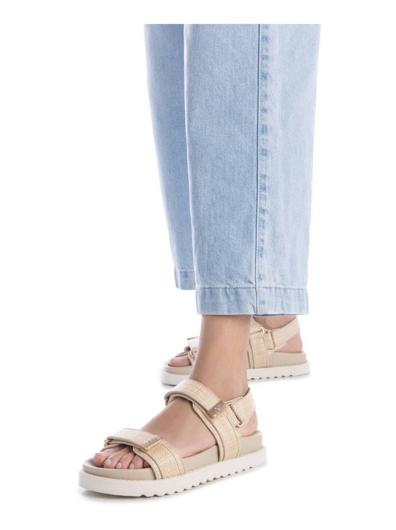 Sandales plates femme Beige - Kiabi