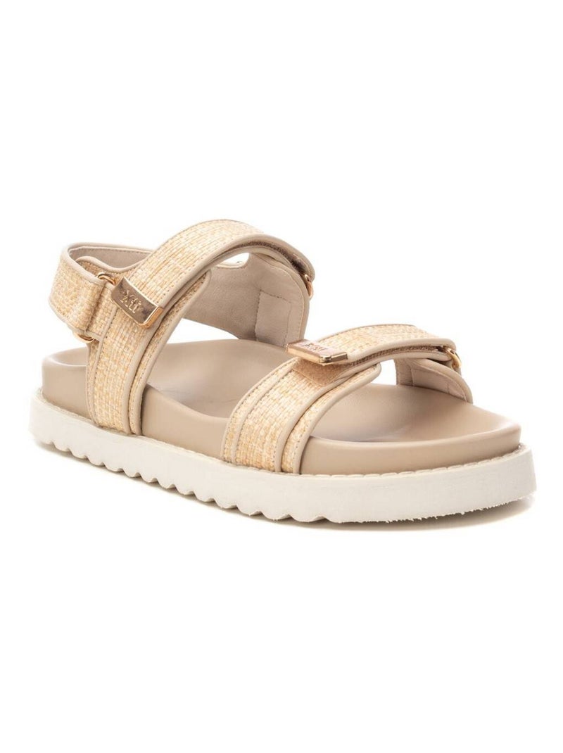 Sandales plates femme Beige - Kiabi