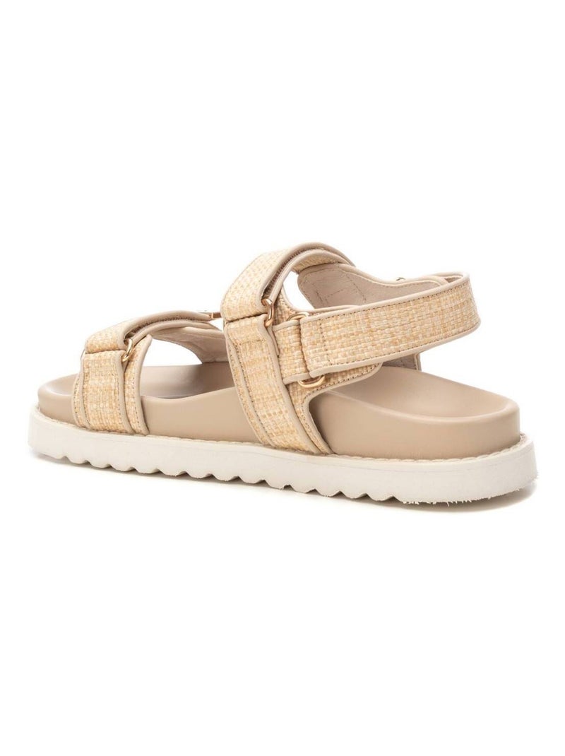 Sandales plates femme Beige - Kiabi