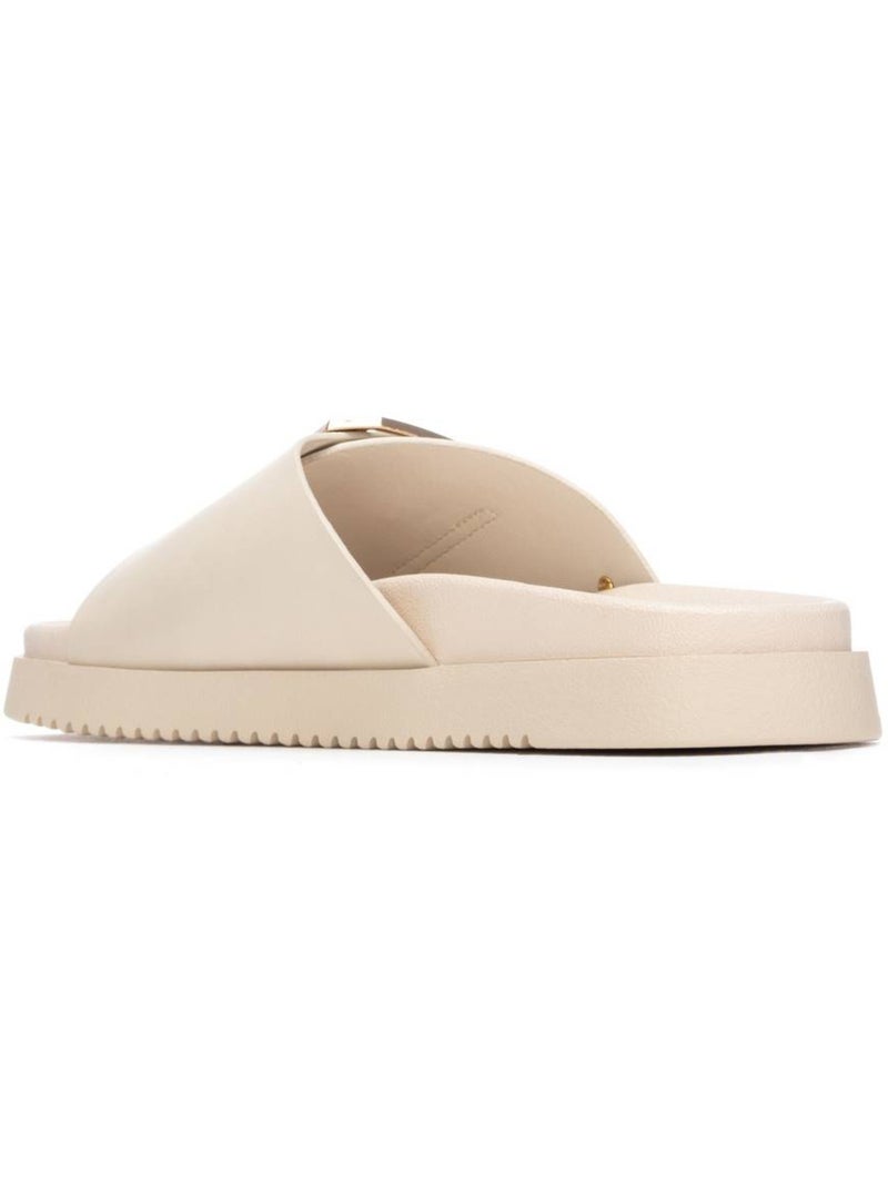 Sandales plates femme Beige - Kiabi