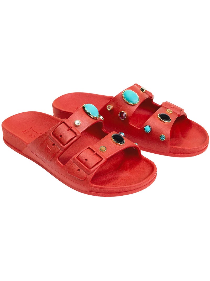 Sandales plates Femme Blanc - Kiabi